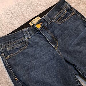 Democracy "Ab" Solution Skinny Stretch Denim Jeans - Size 12P -  Blue